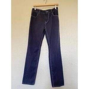 Escada Sport Made in Italy Blue Stretch 5 Pocket Pants Womens 34 Mid-Rise